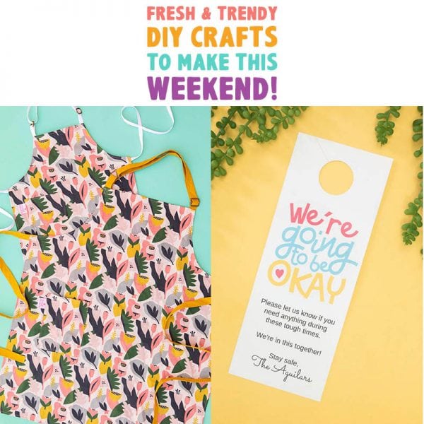 Time for some Fresh and Trendy DIY Crafts To Make This Weekend. So many inspirational Crafts are waiting for you to choose from. One is perfect to make this weekend!