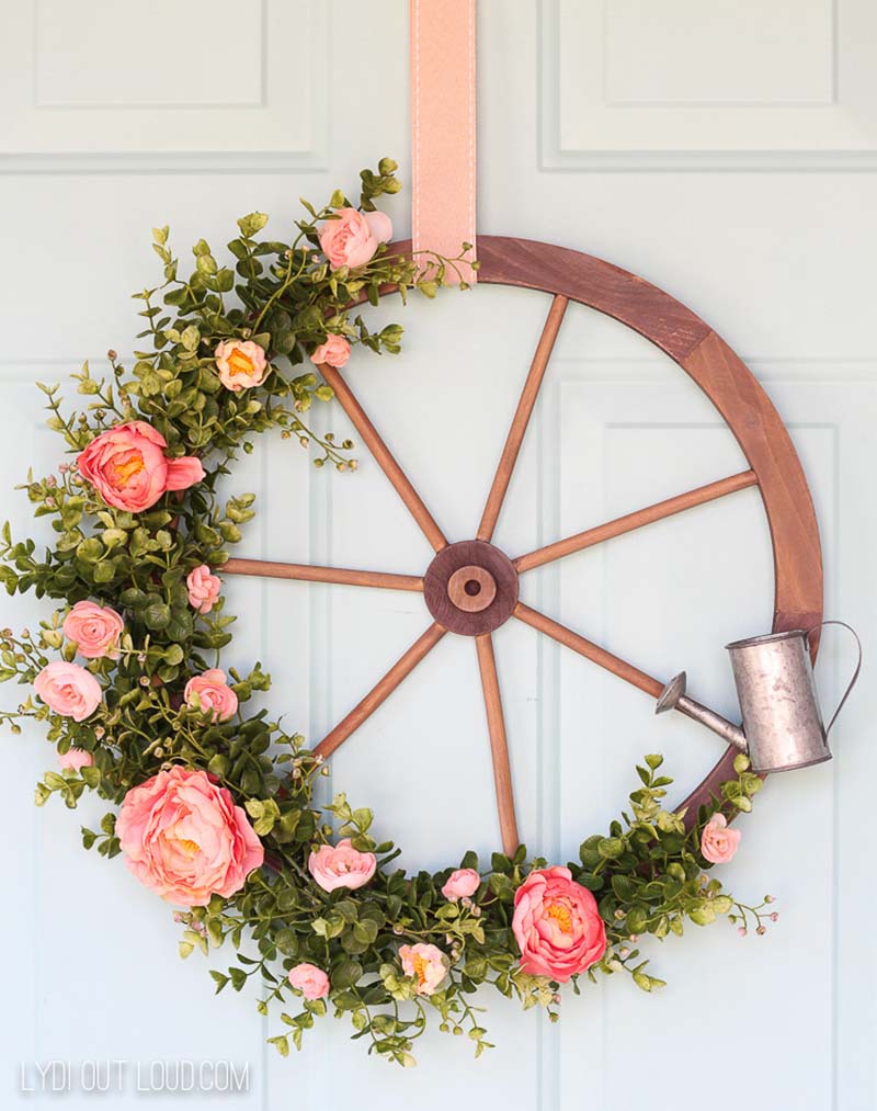 These DIY Summer Wreaths will add Freshness and Fun to any space in your home including the place of honor… on your front door.  Come and find one that is perfect for you!