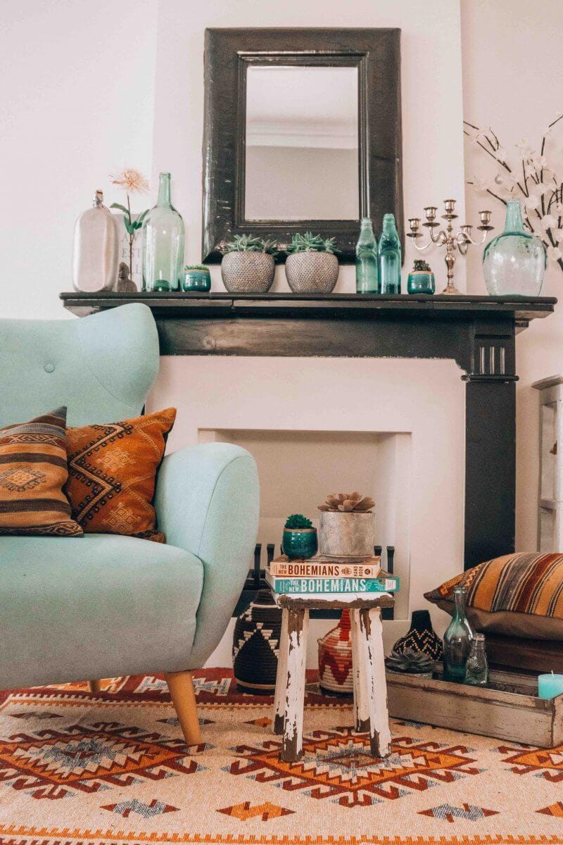 Come and see how easy it is to add Boho Touches to Your Farmhouse Decor with easy and budget friendly ideas!