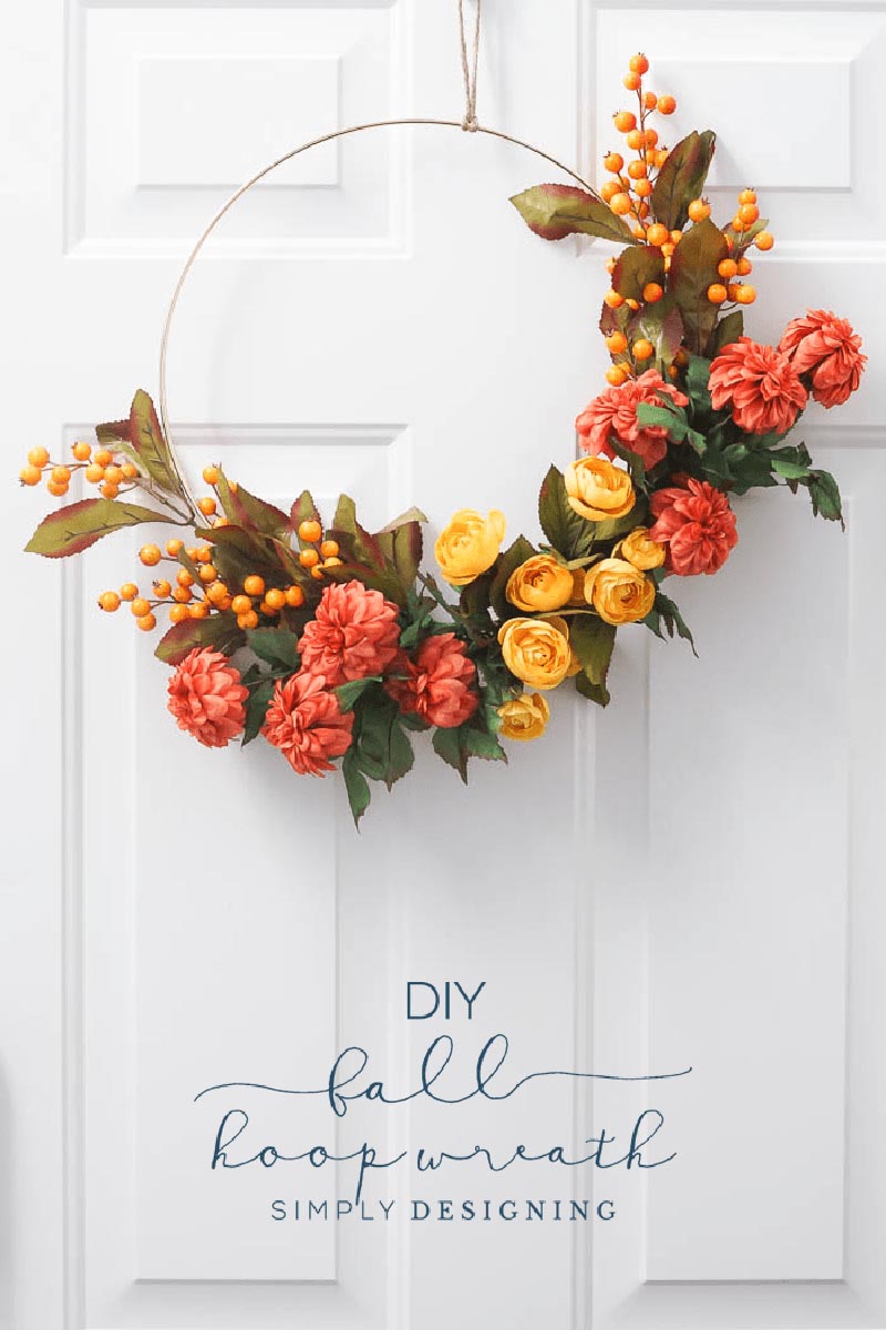 These 40 Fabulous Farmhouse Fall Wreath DIY Projects are going to fill your home with a gorgeous touch of the beautiful Season of Fall.