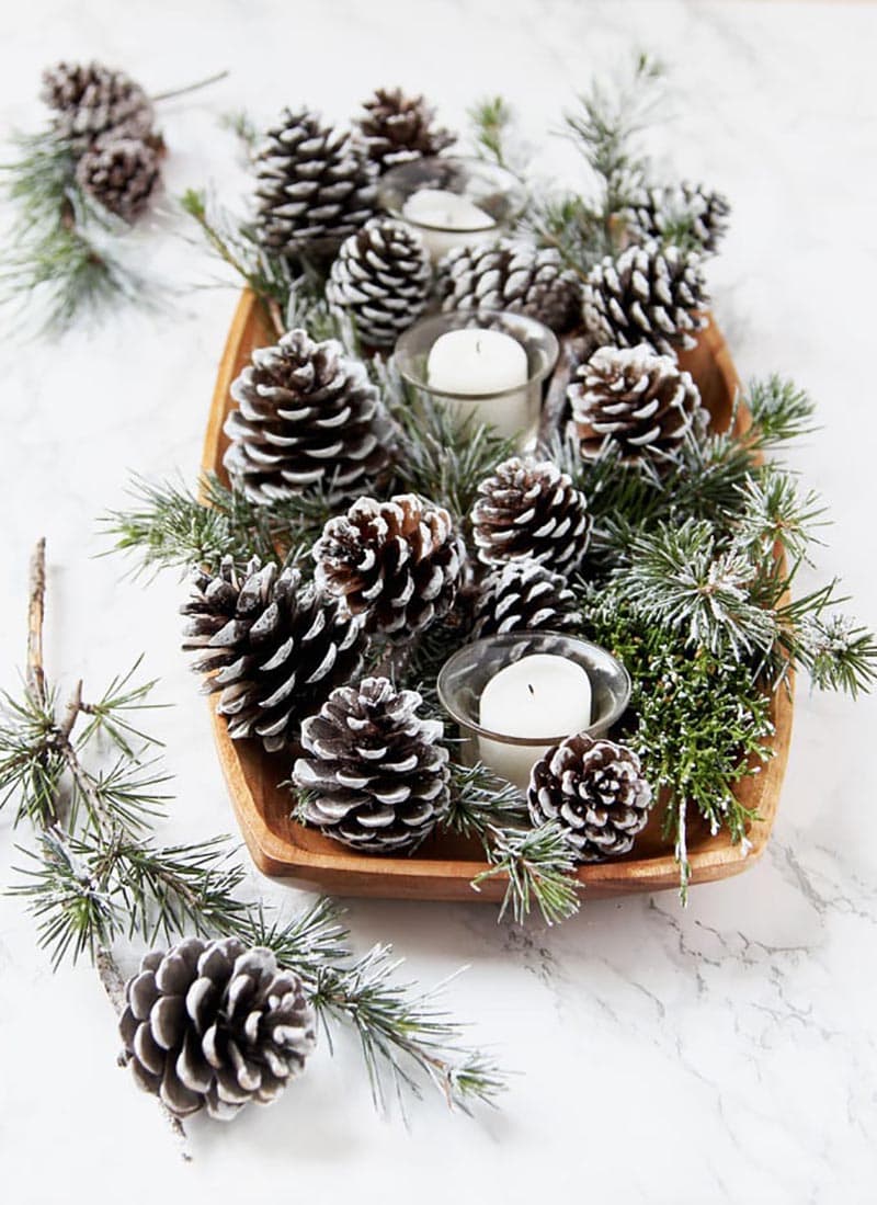 This ultimate collection of Farmhouse Pinecone DIY Ideas that will let you create a Winter Wonderland in your very own home.  Each creations has tons of Farmhouse Charm