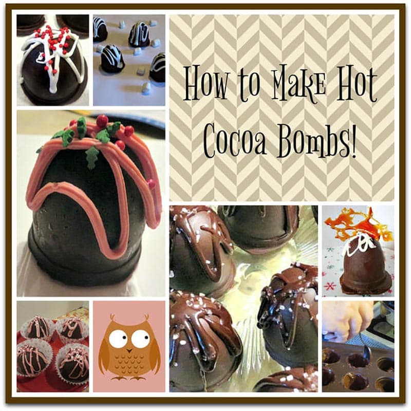 This Tasty Collection of Hot Chocolate Bombs is going to make you, family and friends very happy.  Tons of recipes that taste simply amazing!