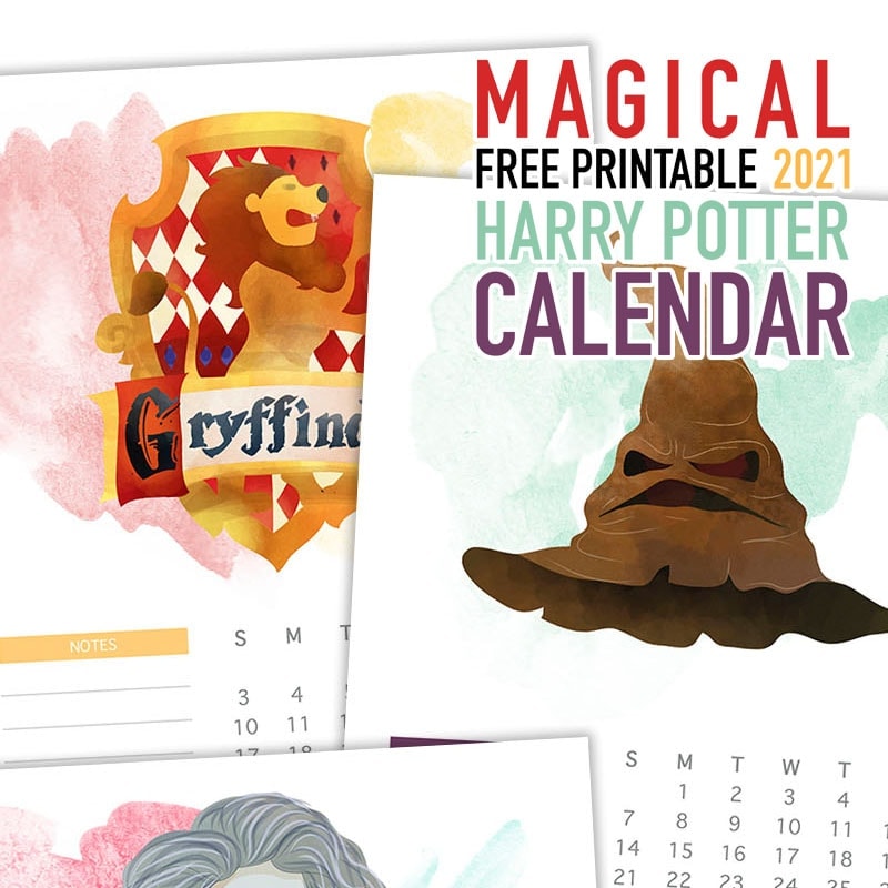 The Best Free Printable 2021 Calendars are just waiting for you to download and print!  We have a variety that includes something for everyone... from Harry Potter to Minimalist and everything in between!