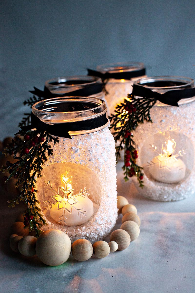 These Precious DIY Christmas Mason Jars are simply perfect for gift giving this Season!  They are truly a present from the heart!