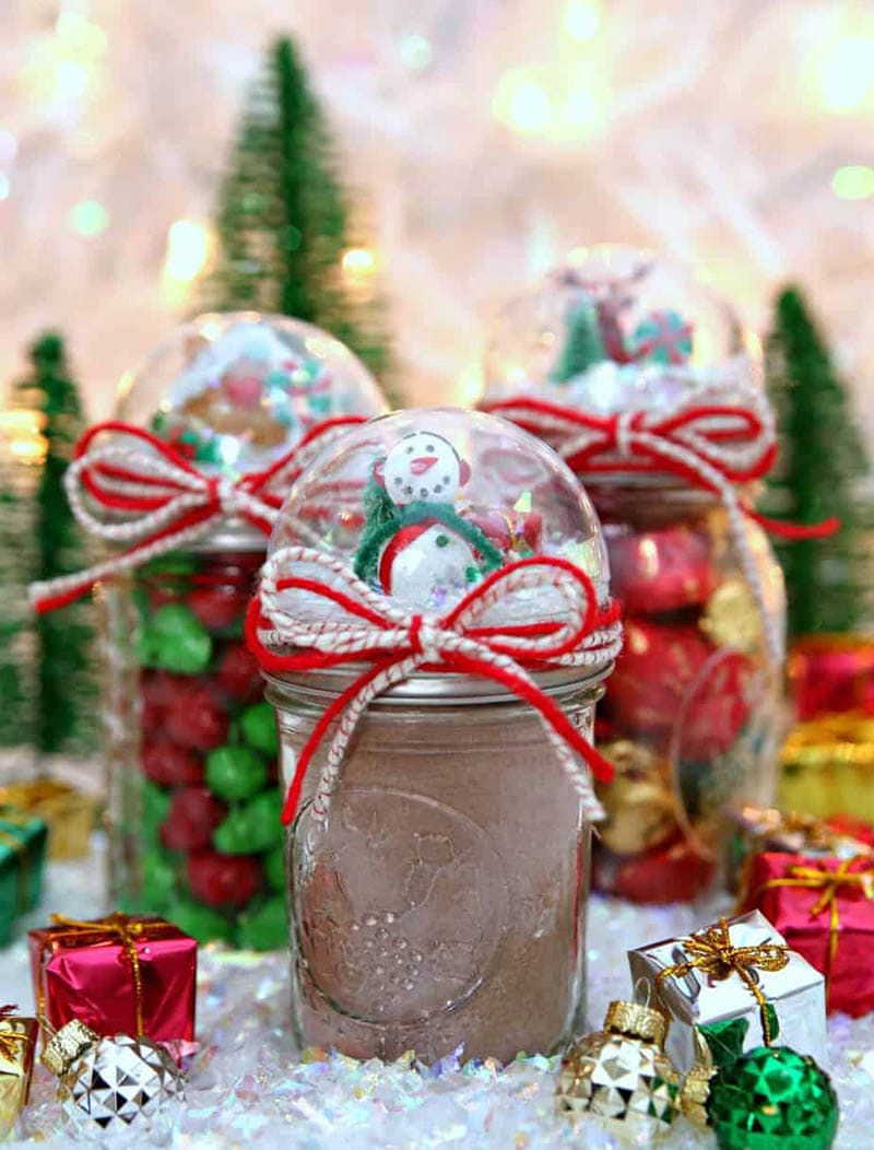 These Precious DIY Christmas Mason Jars are simply perfect for gift giving this Season!  They are truly a present from the heart!