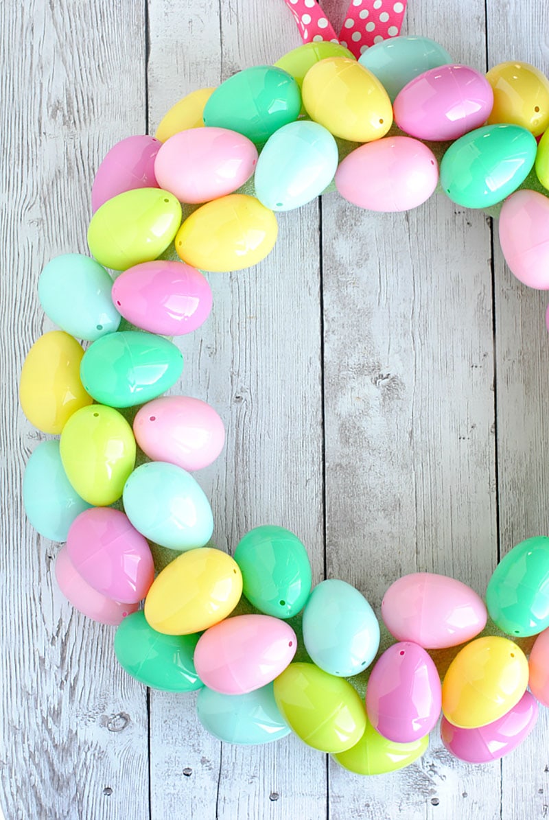 These Darling Dollar Store Spring and Easter Wreaths are just what your Front Door and your Budget have been looking for!