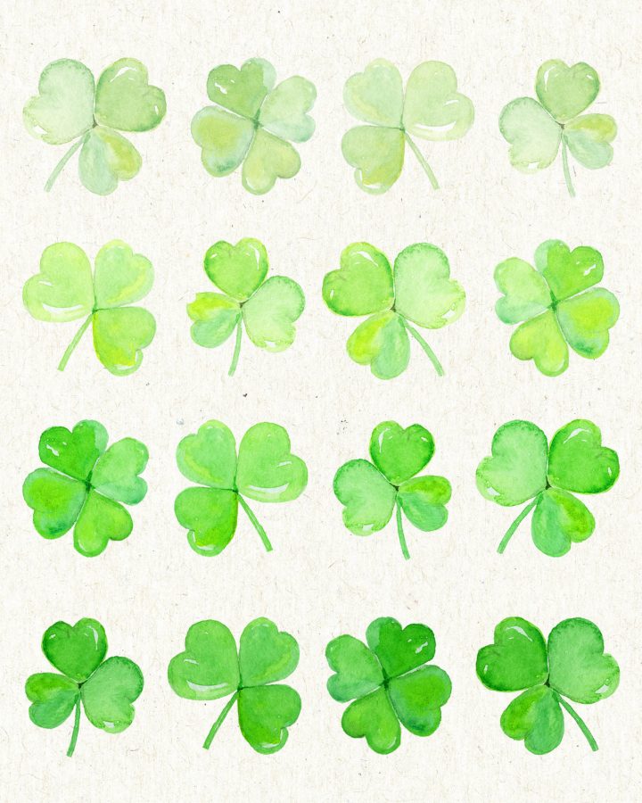 This Lucky Shamrock Free Printable Wall Art is just what you need to add a touch of the Irish LUCK to your home.  No matter if you are Irish or not... St. Patrick's Day... everyone's Irish! 