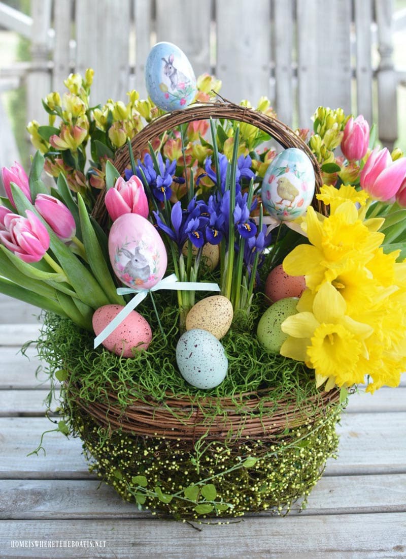 These Clever DIY Basket Ideas For Easter will bring a bit of cheer and happiness to you and your families lives.  Most of them can be made with items you just might have in your home all ready.
