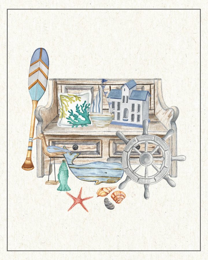 Free Printable Coastal Farmhouse Vignettes Part Two are going to look amazing in your home.  A perfect little touch for the walls, gallery wall, vignettes and more.