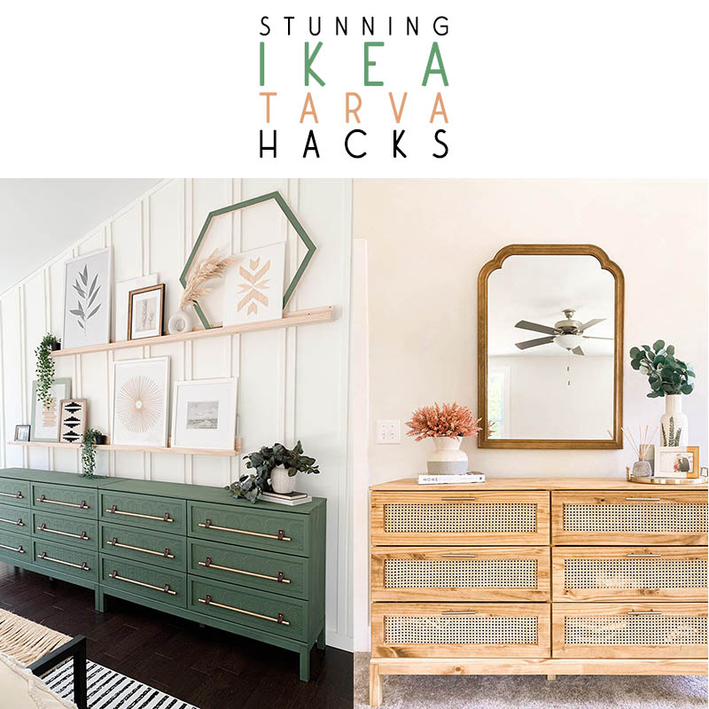 Stunning IKEA Tarva Hacks That Will Amaze You! - The Cottage Market Stunning IKEA Tarva Hacks That Will Amaze You! - The Cottage Market
