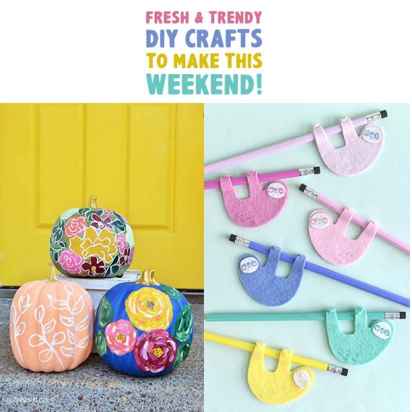  Do you know what it is time for? Fresh and Trendy DIY Crafts To Make This Weekend of course. Tons of inspirational Crafts are waiting for you to choose from. One is perfect to make this weekend!