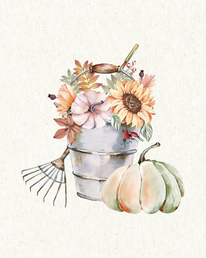 These Free Printable Farmhouse Fall Garden Vignettes Part Two are going to add a touch of  Charm and Fun to your Home!