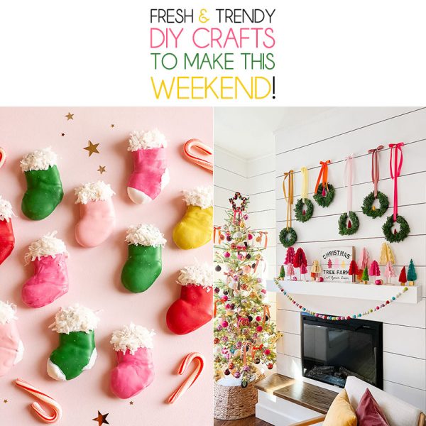It is time for some Fresh and Trendy DIY Crafts To Make For The Holidays! So many inspirational Holiday Crafts are waiting for you to choose from. One is perfect to make to celebrate the Season!