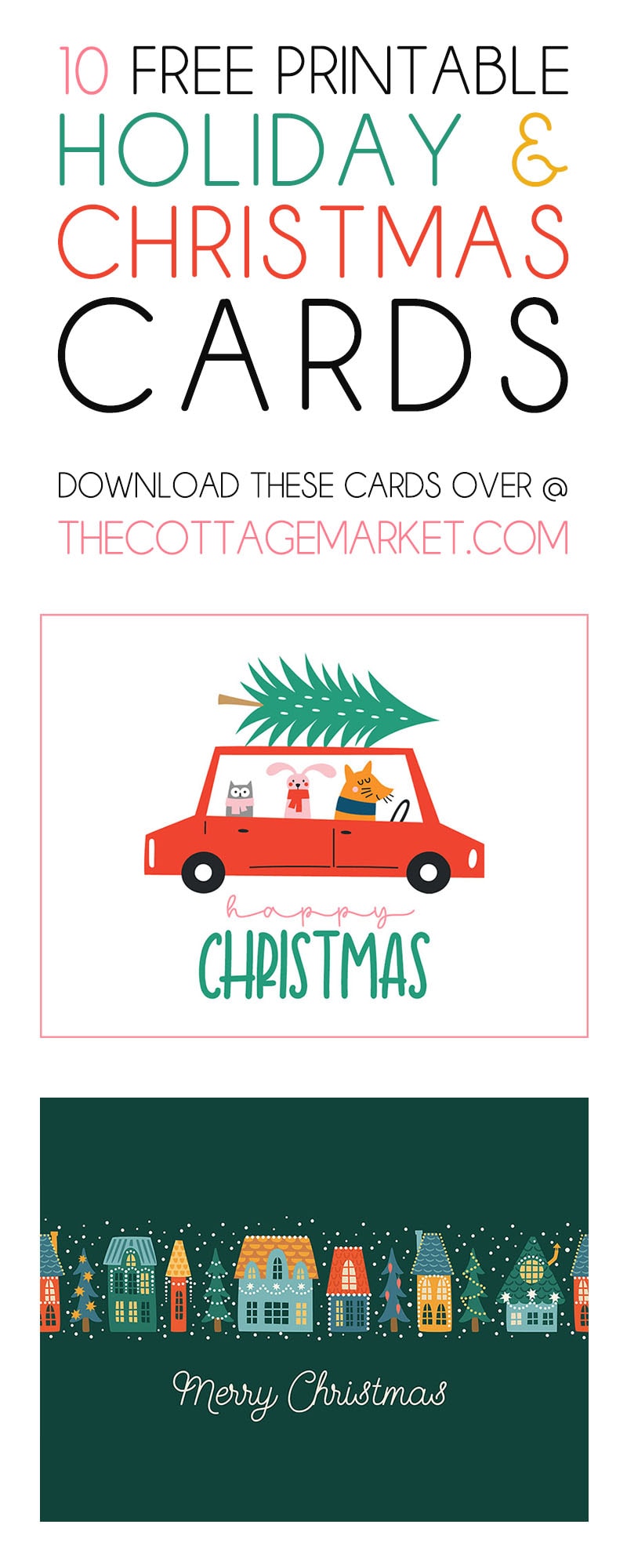 Come and enjoy this Fabulous Free Printable Holiday & Christmas Cards.  They are adorable we know you will find the perfect one! These Free Printable Christmas Cards are Too Cute!