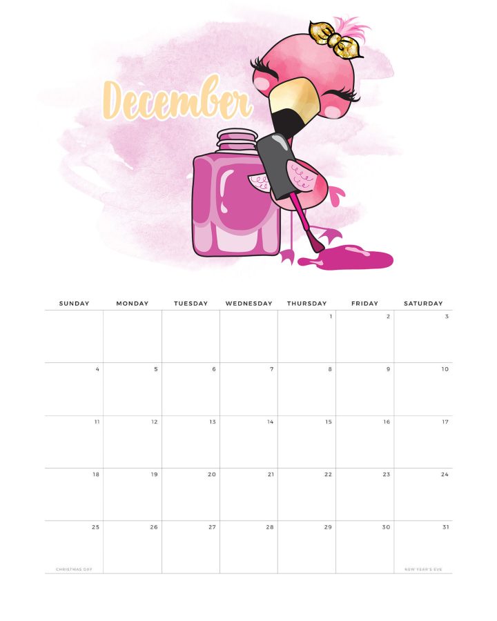 This Free Printable 2022 Funny Flaming Calendar is going to look amazing on your wall, bulletin board, desk or even in your planner!  It will keep you organized all year long!