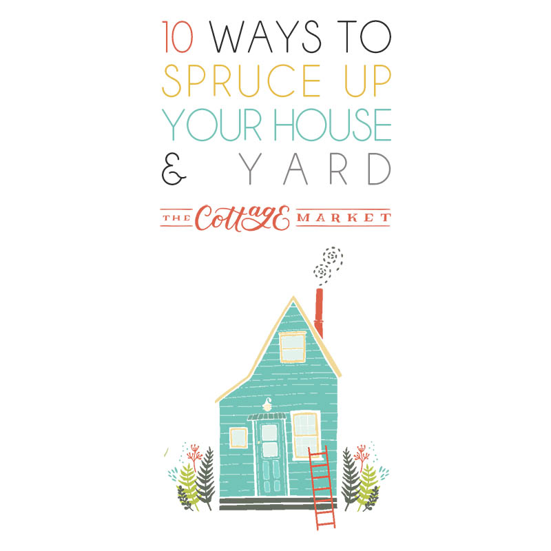 These 10 Ways To Spruce Up Your House And Yard will make your whole home smile inside and out