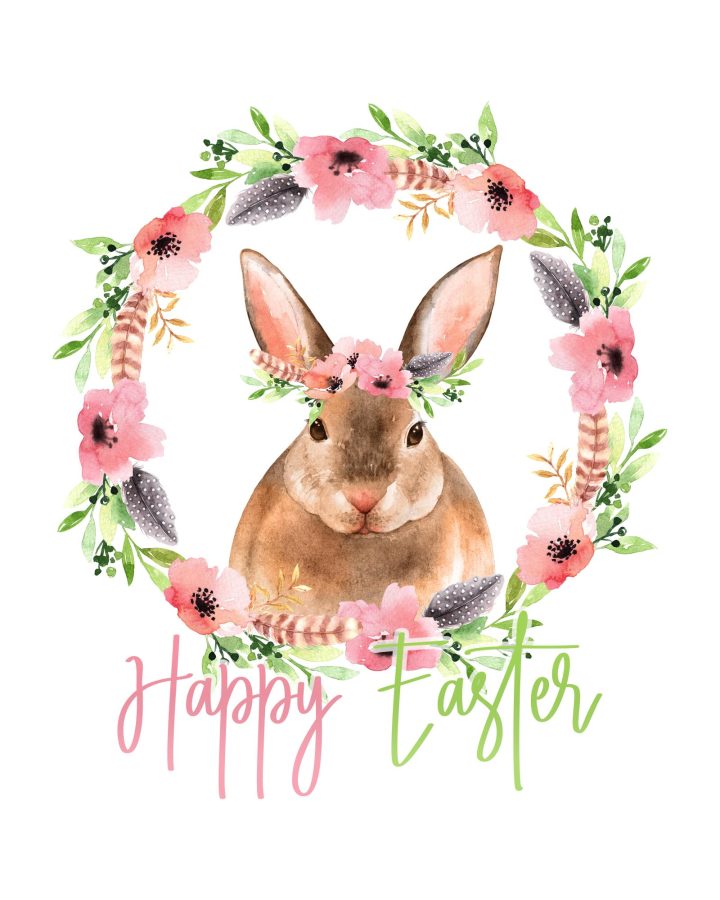 This Free Printable Farmhouse Easter Wall Art will have your home Holiday ready in a snap or should I say hop!