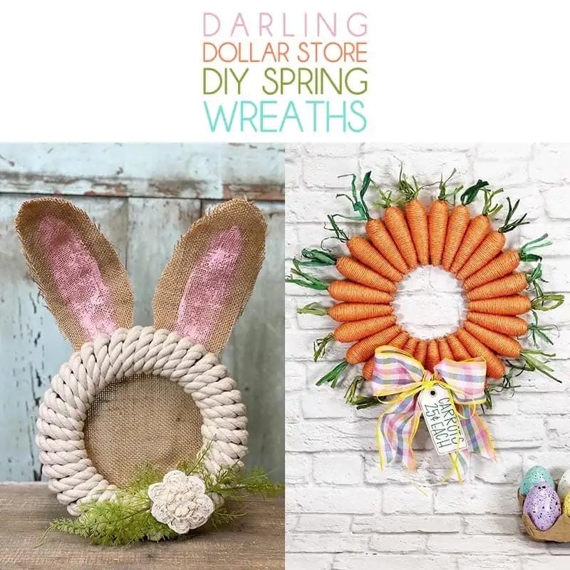 This Inspirational Collection Of Farmhouse Spring Time Ideas will get your imagination stirring!  From Home Decor to Free Printable To Crafts and all kinds of Farmhouse Spring Time Fun! 