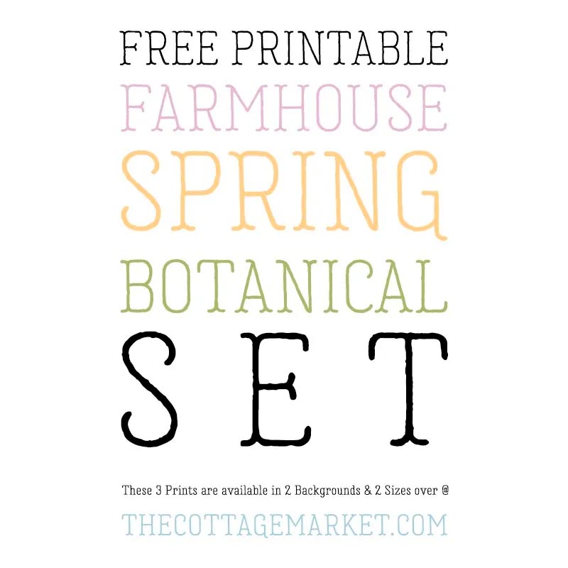 This Inspirational Collection Of Farmhouse Spring Time Ideas will get your imagination stirring!  From Home Decor to Free Printable To Crafts and all kinds of Farmhouse Spring Time Fun! 