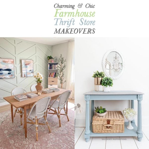 Charming and Chic Farmhouse Thrift Store Makeovers are going to Inspired you to create your own original diy project that will be amazing!