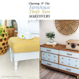 Charming and Chic Farmhouse Thrift Store Makeovers are going to Inspired you to create your own original diy project that will be amazing!