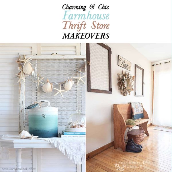 Charming and Chic Farmhouse Thrift Store Makeovers are going to Inspired you to create your own original diy project that will be amazing