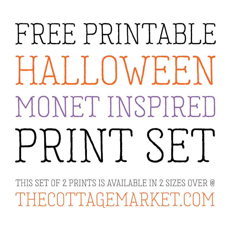 As promised we have a brand new Free Printable Halloween Money Inspired Print Set for you today!