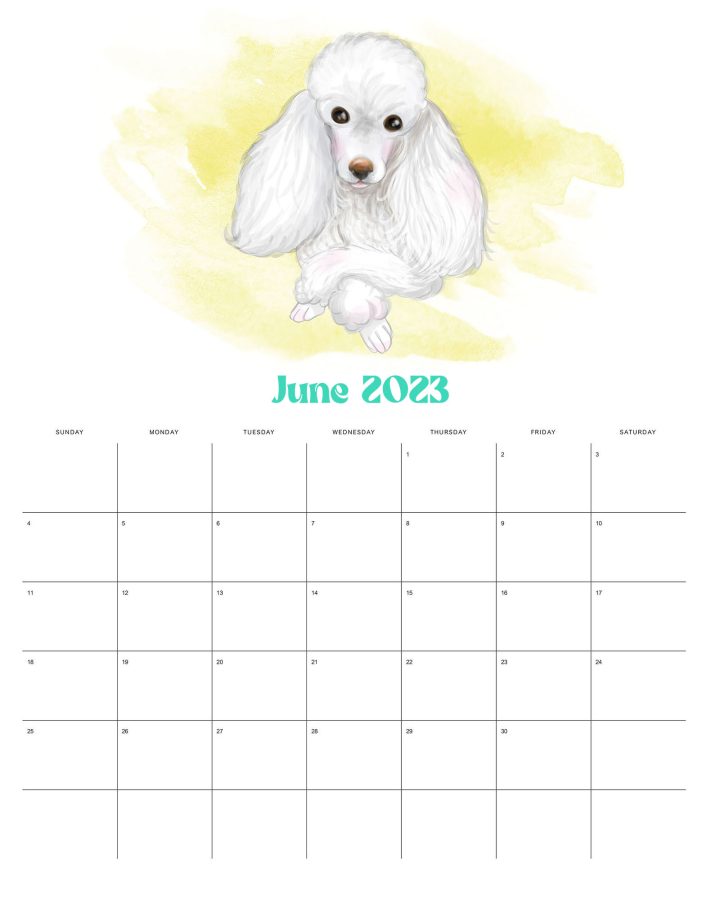 How about a Free Printable 2023 Cute Dog Calendar to get organized for the New Year! These little pups will make you smile for sure!  Enjoy!