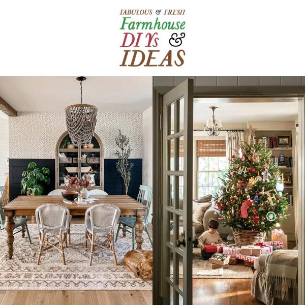Fabulous and Fresh Farmhouse DIYS and Ideas are waiting to inspire you to create. All the newest projects in the Farmhouse World all in one place to enjoy!
