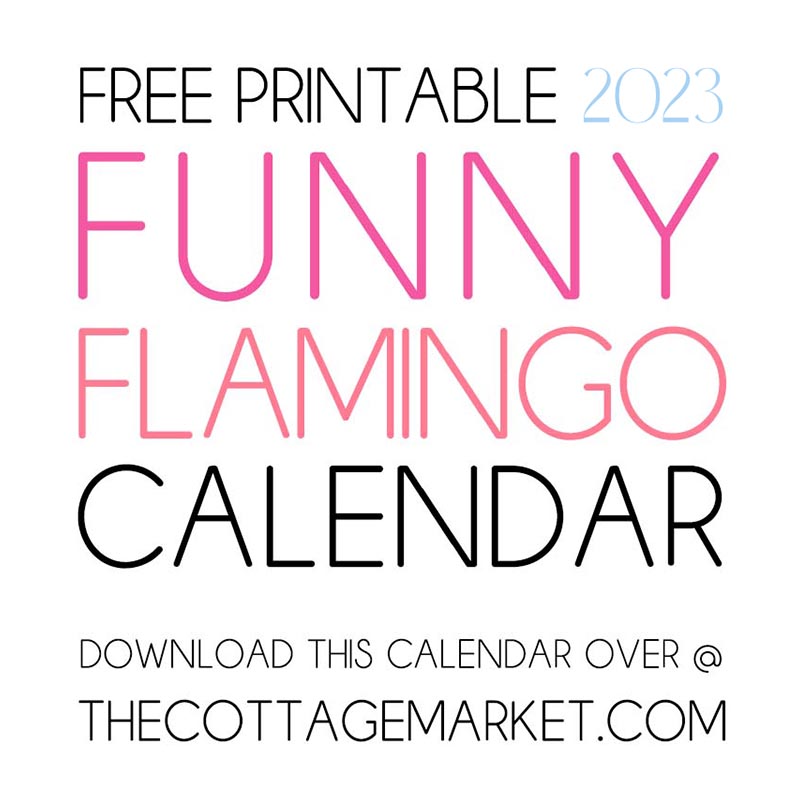 Time to check out The Best Free Printable 2023 Calendars at The Cottage Market!  A great assortment that will keep you organized all year long!