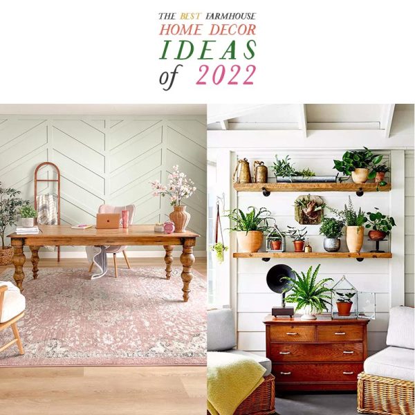 This collection of The Best Farmhouse Home Decor Ideas of 2022 Part 1 is amazing and just waiting for you to create with all the spot on tutorials and decorating ideas from our favorite Farmtastic Farmhouse Blogs!