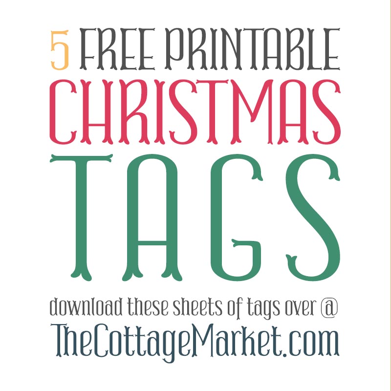 These cute little Free Printable Christmas Tags are just waiting to adorn your presents for all your friends and family this Holiday Season!