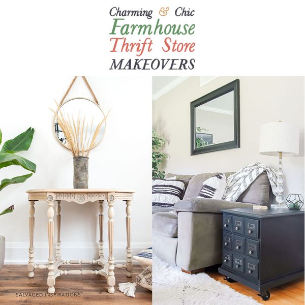Charming and Chic Farmhouse Thrift Store Makeovers are going to Inspire you to create your own original diy project that will be amazing!
