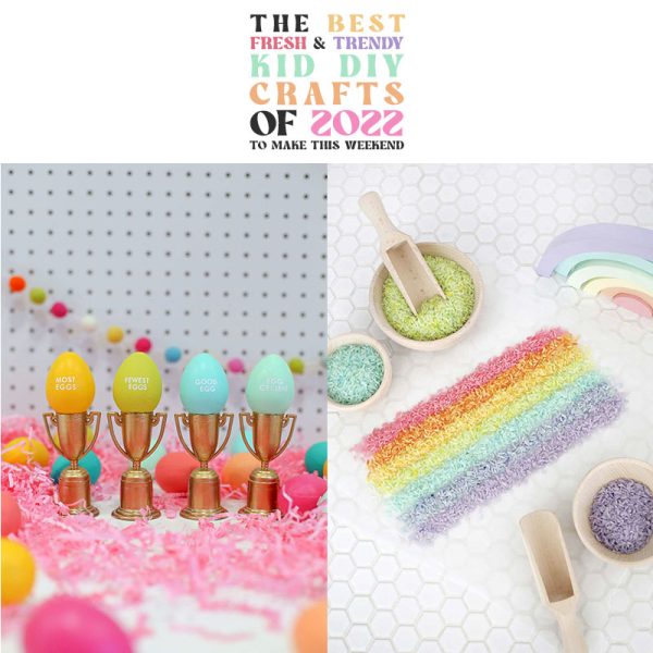 Do you know what it is time for? The Best Fresh and Trendy KID DIY Crafts of 2022 To Make This Weekend of course. Tons of inspirational Crafts are waiting for you to choose from. One is perfect to make this weekend!