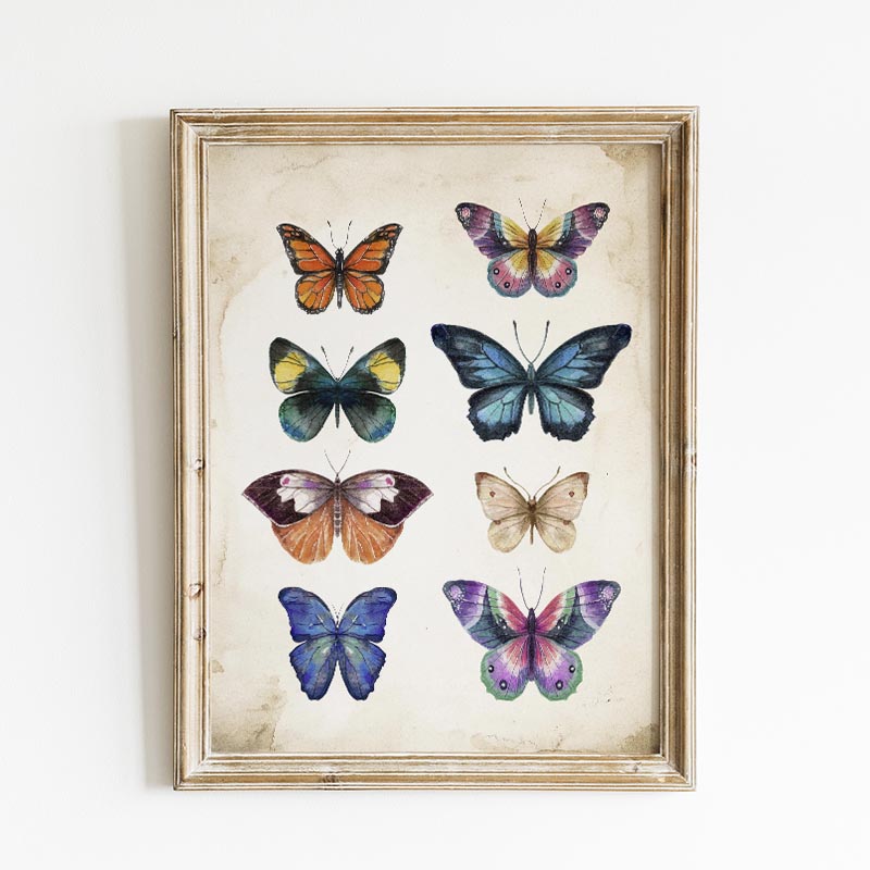 This Free Printable Butterfly Sampler is going to bring a fresh touch of Spring into your home!