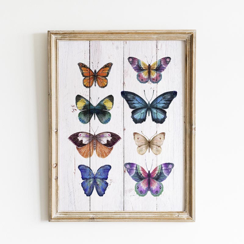 This Free Printable Butterfly Sampler is going to bring a fresh touch of Spring into your home!