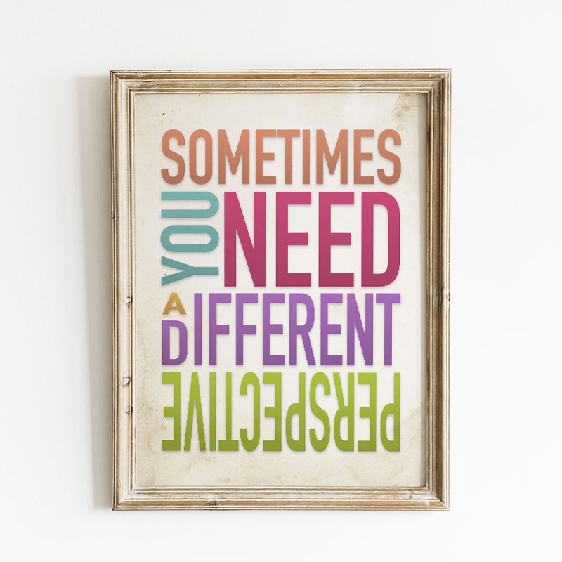 This Free Printable Wall Art is going to give you a Fresh Perspective on everything!