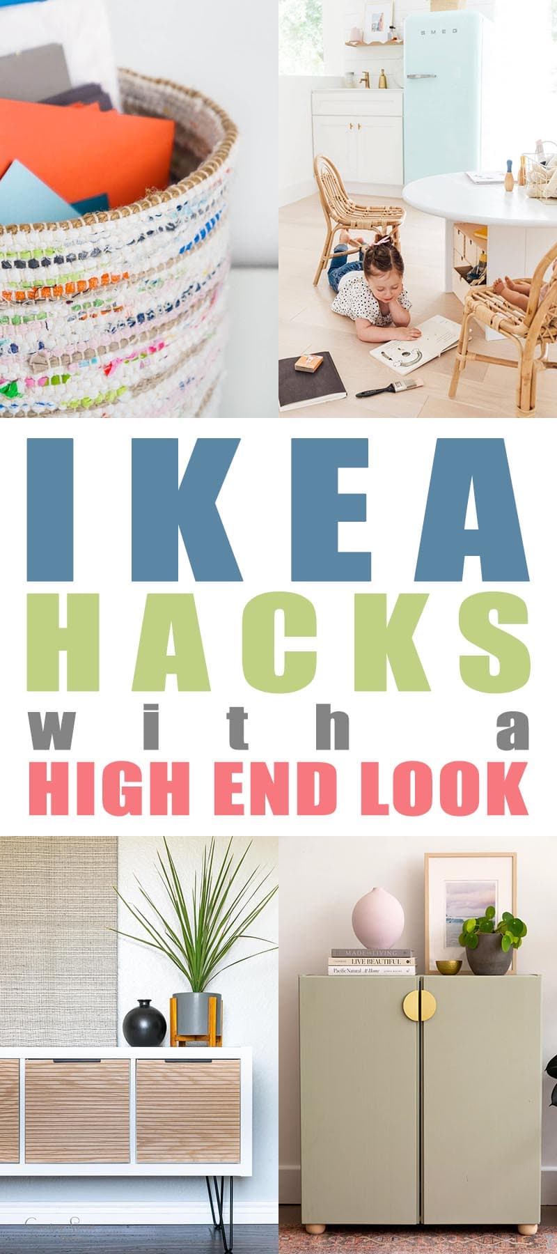 Looking for that special piece of furniture at a Budget Friendly Price… then these IKEA Hacks With A High End Look are for you!