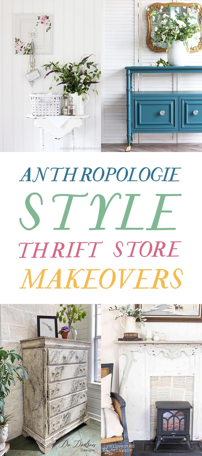 Anthropologie Style Thrift Store Makeovers are going to Inspire you to create your own original diy project that will be amazing!