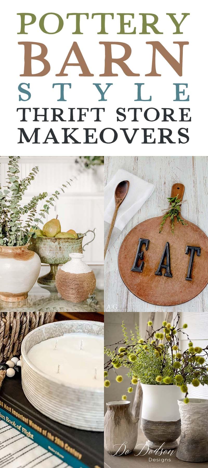 Pottery Barn Style Thrift Store Makeovers are going to Inspire you to create your own original diy project that will be amazingly