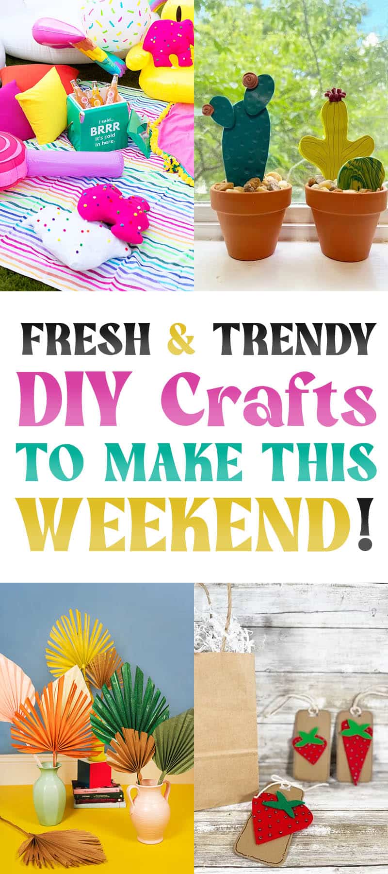 It's time for another dose of cheer and creativity with Fresh and Trendy DIY Crafts To Make This Weekend! We're bringing you a wide range of crafts that are hot off the press. We've scoured the best Craft Blogs to curate some fantastic goodies just for you!