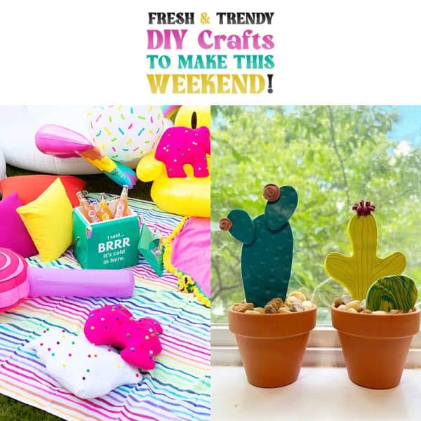 It's time for another dose of cheer and creativity with Fresh and Trendy DIY Crafts To Make This Weekend! We're bringing you a wide range of crafts that are hot off the press. We've scoured the best Craft Blogs to curate some fantastic goodies just for you!