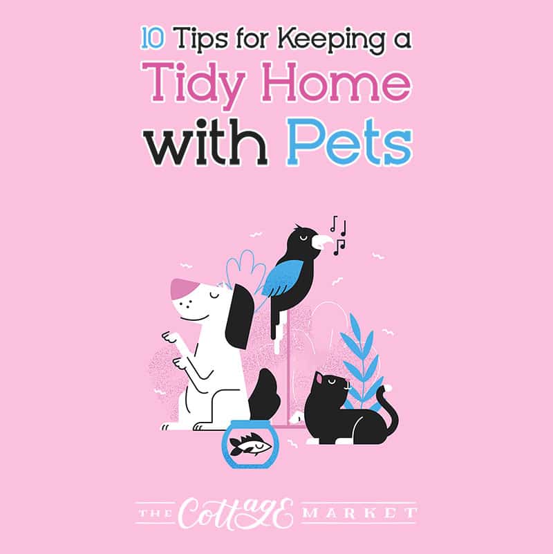 These 10 Tips for Keeping a Tidy Home With Pets will help you straight through to a neat home!
