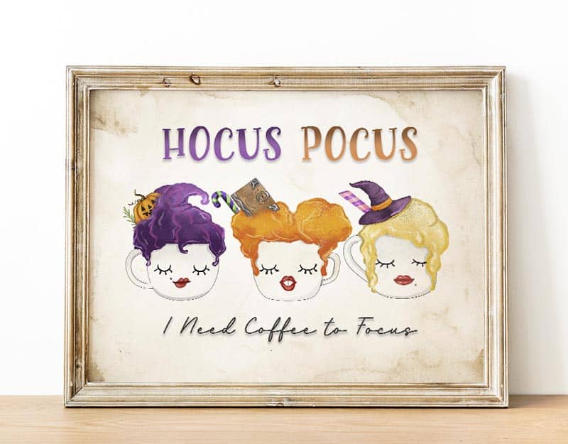 Introducing our magical and free printable Hocus Pocus Coffee Art, a bewitching fusion of two passions that will ignite your creativity