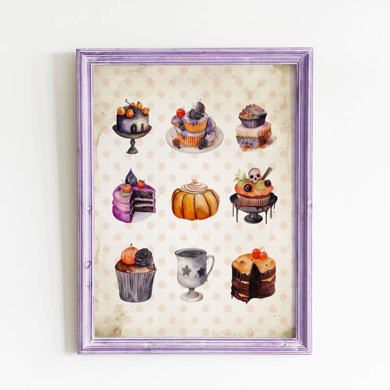 Sweeten your Halloween with our Free Printable Dessert Sampler! Customize your spooky treats. Download now! 