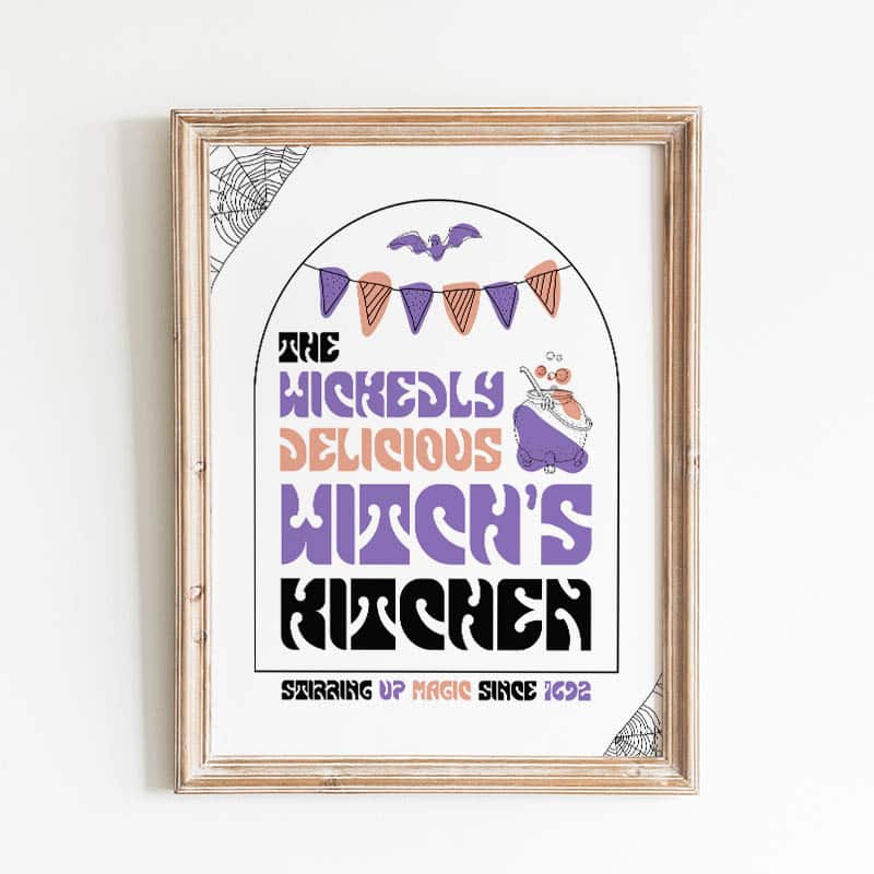 Transform your space with our Free Printable Witch's Kitchen Sign! Infuse enchanting vibes and mystique into your home decor.