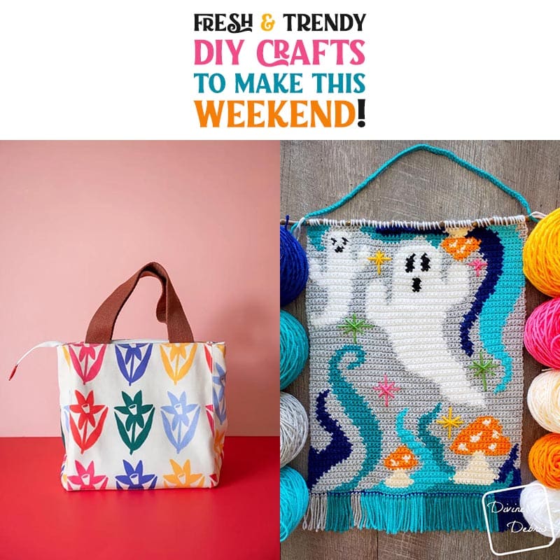 Craft your weekend away with these trendy DIY projects. 🎨✂ #Crafting #DIYWeekend #CreativeFun
