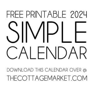 Simplify your year with our Free Printable 2024 Simple Calendar – minimalism meets functionality.