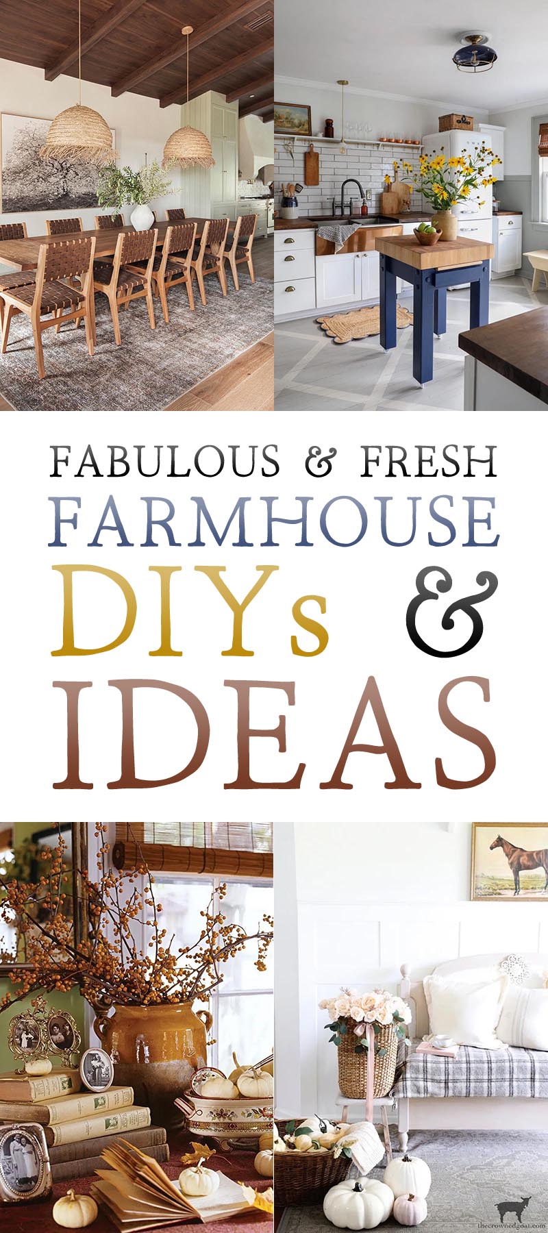 Discover inspiring farmhouse DIYs and decor ideas that blend rustic charm with modern flair. Transform your space with timeless elegance!