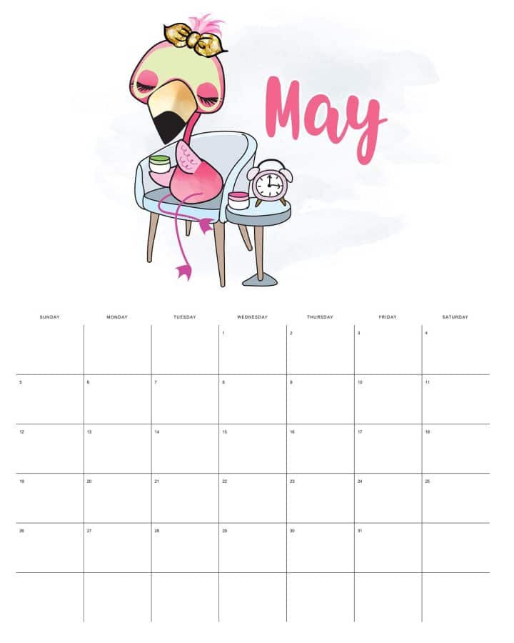 Get ready for a laugh with our Free Printable 2024 Funny Flamingo Calendar. Organize in style and enjoy adorable flamingo antics all year!
